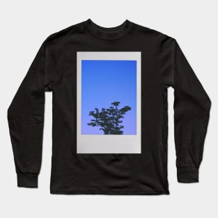 Tree in the Purple Night Sky Instant Photo (Purple People Eater) Long Sleeve T-Shirt